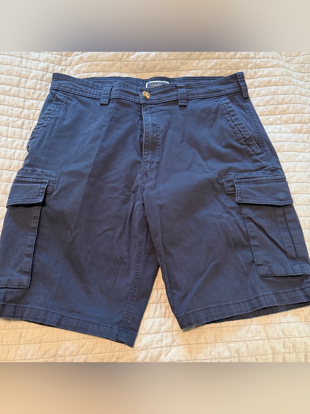 NWOT Club Room Dark Navy Cargo Shorts